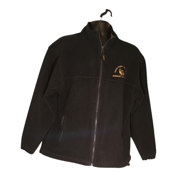 Adjac Other - Adjac Fleece Navy Jacket Davis Bonny Bay Wabigoon Lake Canada Full Zip Men's M